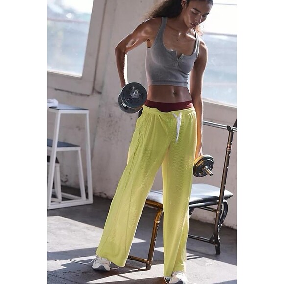 Free People Overtime Mesh Pants Size S NWOT - Picture 5 of 11